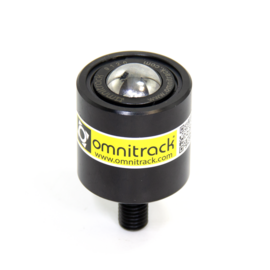 Ball Transfer Unit, 25.4 mm, with M12 threaded end, Omnitrack