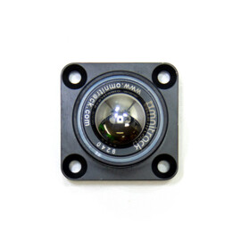 Ball Transfer Unit, 38.1 mm, with base flange and mounting holes, for heavy load, Omnitrack