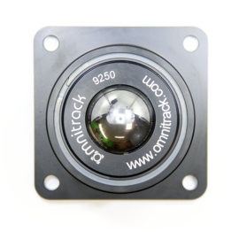 Ball Transfer Unit, 50.8 mm, with base flange and mounting holes, for heavy load, Omnitrack