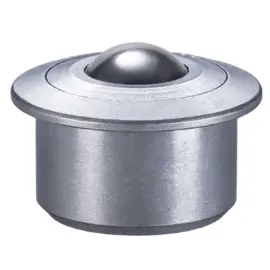 Kogelrol (kogelpot), 12 mm, met flens M12A